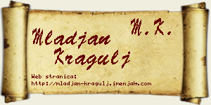 Mlađan Kragulj vizit kartica